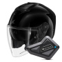 Casque Open Face Shark RS JET Blank BLK + Kit Bluetooth BT Mini Single