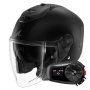 Casque Open Face Shark RS JET Blank Mat KMA + Kit Bluetooth 5S Solo