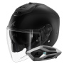 Casque Open Face Shark RS JET Blank Mat KMA + Kit Bluetooth Sena for Shark Mesh Solo