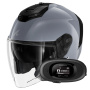 Casque Open Face Shark RS JET Blank S05 + Kit bluetooth 5R Lite Solo