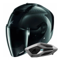 Pack RS JET Carbon Blank DKD + Kit Bluetooth Sena for Shark Mesh Solo