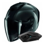 Casque Open Face Shark RS JET Carbon Blank DKD + Kit Bluetooth Sena for Shark Solo