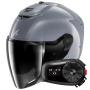 Casque Open Face Shark RS JET Carbon Dark Shadow S05 + Kit Bluetooth 5S Solo