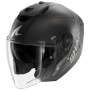 Casque Open Face Shark RS JET Carbon Speed-Tech Mat DAK