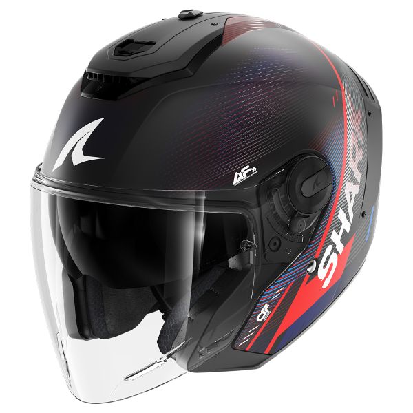 Open Face Shark RS JET Carbon Speed-Tech Mat DBR Open Face Shark RS JET Carbon Speed-Tech Mat DBR