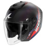 Casque Open Face Shark RS JET Carbon Speed-Tech Mat DBR
