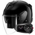 Pack Skwal Jet Blank BLK + Kit Bluetooth 5S Solo