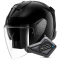 Pack Skwal Jet Blank BLK + Kit Bluetooth BT Mini Single