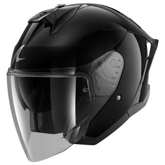 Open Face Shark Skwal Jet Cup Blank BLK