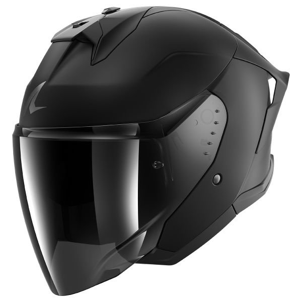 Open Face Shark Skwal Jet Cup Dark Shadow Mat KMA