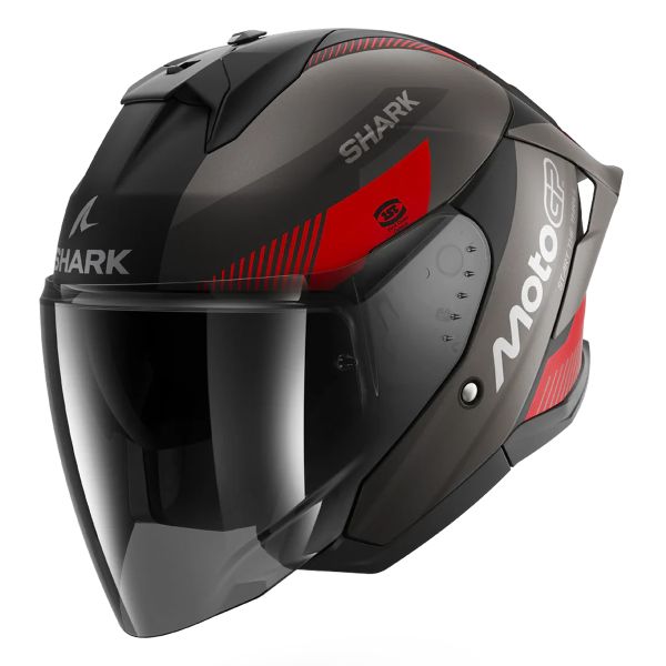 Open Face Shark Skwal Jet Cup MotoGP Mat KAR