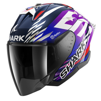 Casque Open Face Shark Skwal Jet Cup Replica Zarco Signature 2026 BVU