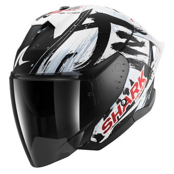 Casque Open Face Shark Skwal Jet Cup Replica Zarco Suzuka Mat KWK