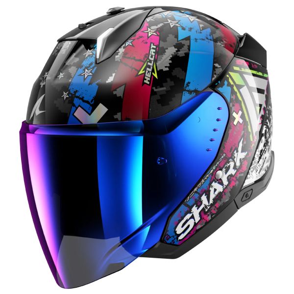 Open Face Shark Skwal i3 Jet Hellcat KUB Open Face Shark Skwal i3 Jet Hellcat KUB