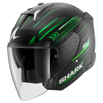 Open Face Shark Skwal I3 Jet Light-Blur Mat KGW