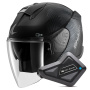 Casque Open Face Shark Skwal i3 Jet SP Lyne Mat KAA + Kit Bluetooth BT Mini Single