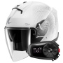 Casque Open Face Shark Skwal i3 Jet SP Lyne WSS + Kit Bluetooth 5S Solo