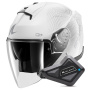 Casque Open Face Shark Skwal i3 Jet SP Lyne WSS + Kit Bluetooth BT Mini Single