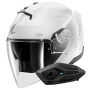 Casque Open Face Shark Skwal i3 Jet SP Lyne WSS + Kit Bluetooth Sena for Shark Solo