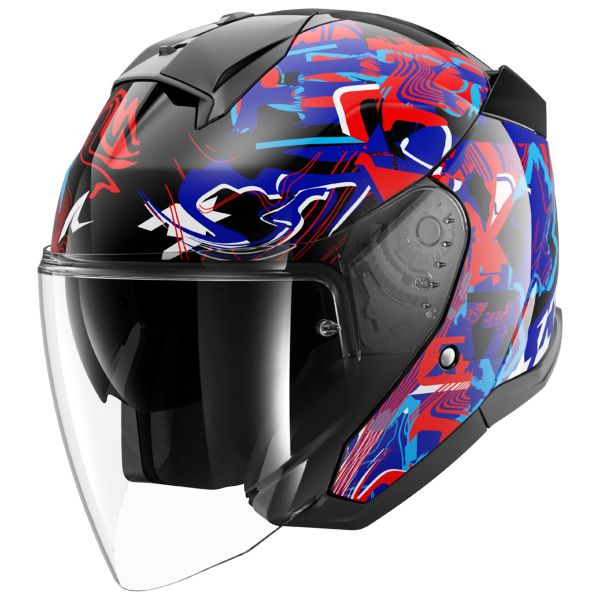 Open Face Shark Skwal Jet Pranz KBR