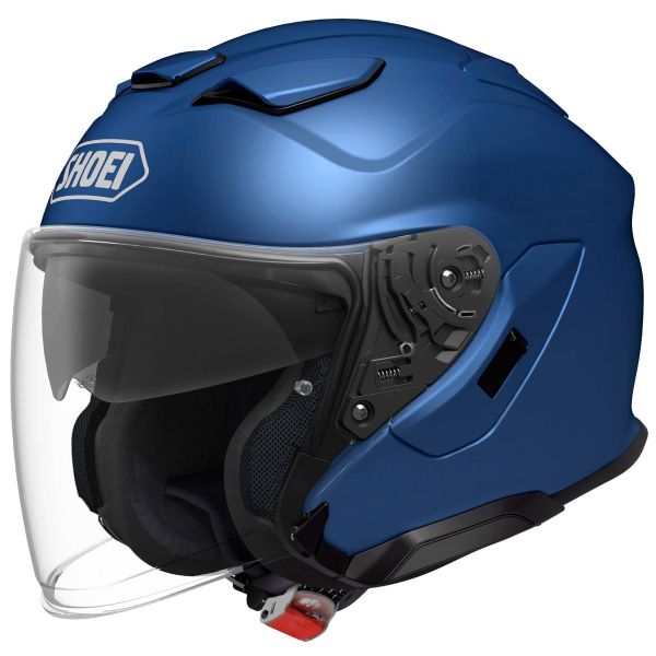Open Face Shoei J-Cruise 3 Matt Blue Metal Open Face Shoei J-Cruise 3 Matt Blue Metal