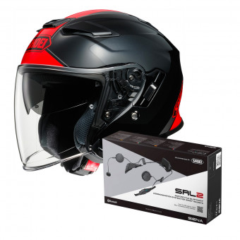 Open Face Shoei J-Cruise II Adagio TC1 + Intercom Sena Gt-Air 2 - J-Cruise II SRL-02