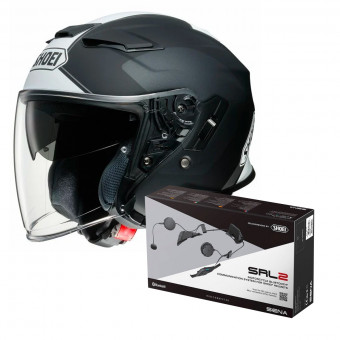 Open Face Shoei J-Cruise II Adagio TC5 + Intercom Sena Gt-Air 2 - J-Cruise II SRL-02