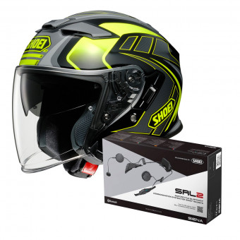 Open Face Shoei J-Cruise II Aglero TC3 + Intercom Sena Gt-Air 2 - J-Cruise II SRL-02