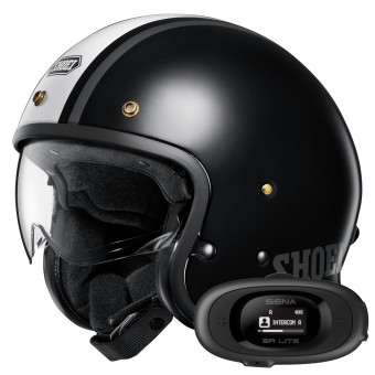 Open Face Shoei J.O2 Aventure TC-5 + Kit bluetooth 5R Lite Solo