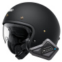 Casque Open Face Shoei J.O2 Matt Black + BT Mini Bluetooth Kit