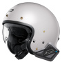 Casque Open Face Shoei J.O2 Off White + Bluetooth BT Mini Kit