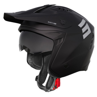 Open Face SHOT Jump Solid Black Matt