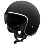 Casque Open Face Stormer Aura Solid Matt Black