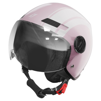 Open Face Stormer Ride Path Pale Pink Pearly