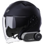 Casque Open Face Stormer Rival Black Matt + Kit Bluetooth Lokui K30