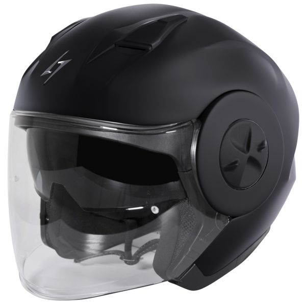 Open Face Stormer Trend Black Matt