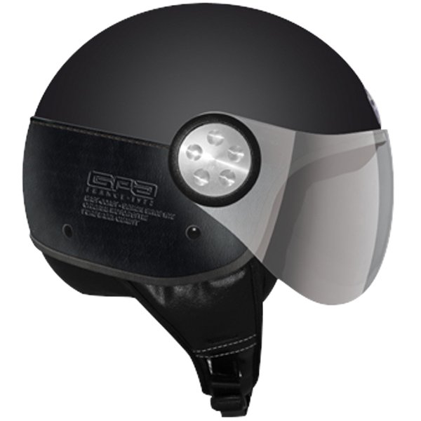 Open Face GPA Como Leather Black Matt