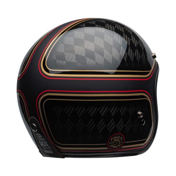 Helmet Bell Custom 500 Carbon RSD Checkmate Black Gold in stock ...