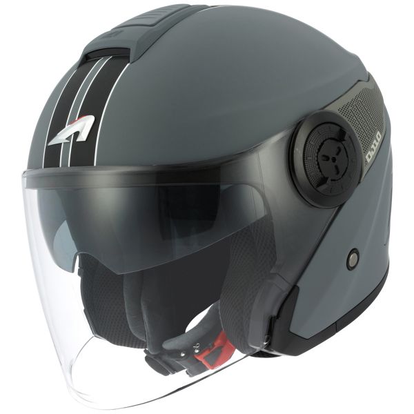 Open Face Astone DJ10 Lines Matt Dark Grey Open Face Astone DJ10 Lines Matt Dark Grey