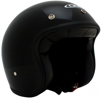 Casque Open Face Dmd Vintage Black Casque Open Face Dmd Vintage Black