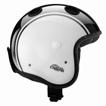 Open Face Caberg Doom Legend White Black