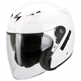 Casque Open Face Scorpion EXO 220 White Casque Open Face Scorpion EXO 220 White