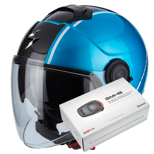 Open Face Scorpion Exo City Avenue Sky Blue Black