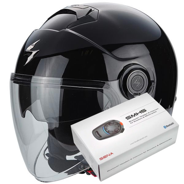 Open Face Scorpion Exo City Black