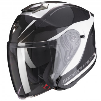 Scorpion Exo S1 Shadow White Silver + Kit Bluetooth Sena 5S Solo