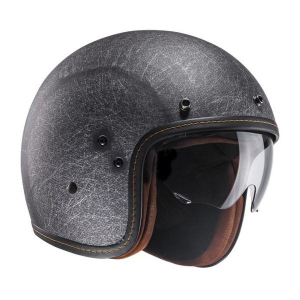 Open Face HJC FG-70s Vintage Matt Black