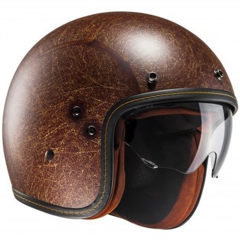 Open Face HJC FG-Jet Semi Mat Brown