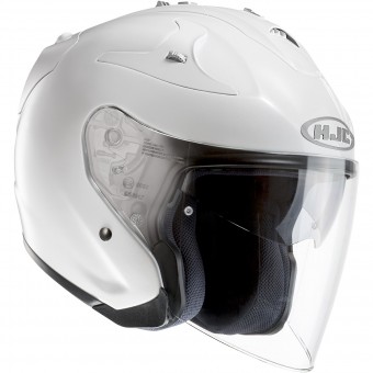 Open Face HJC FG-Jet White