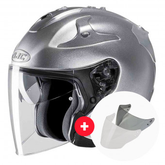 Open Face HJC FG-Jet Grey + Visor