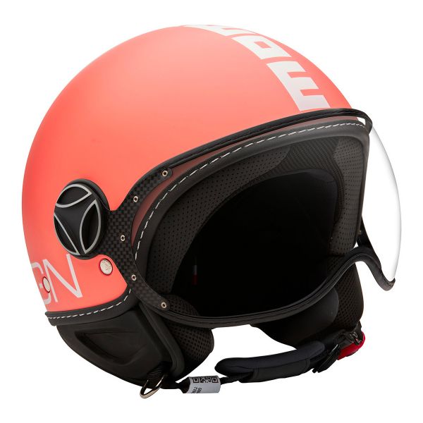 Open Face Momo Design FGTR Classic Coral Matt White